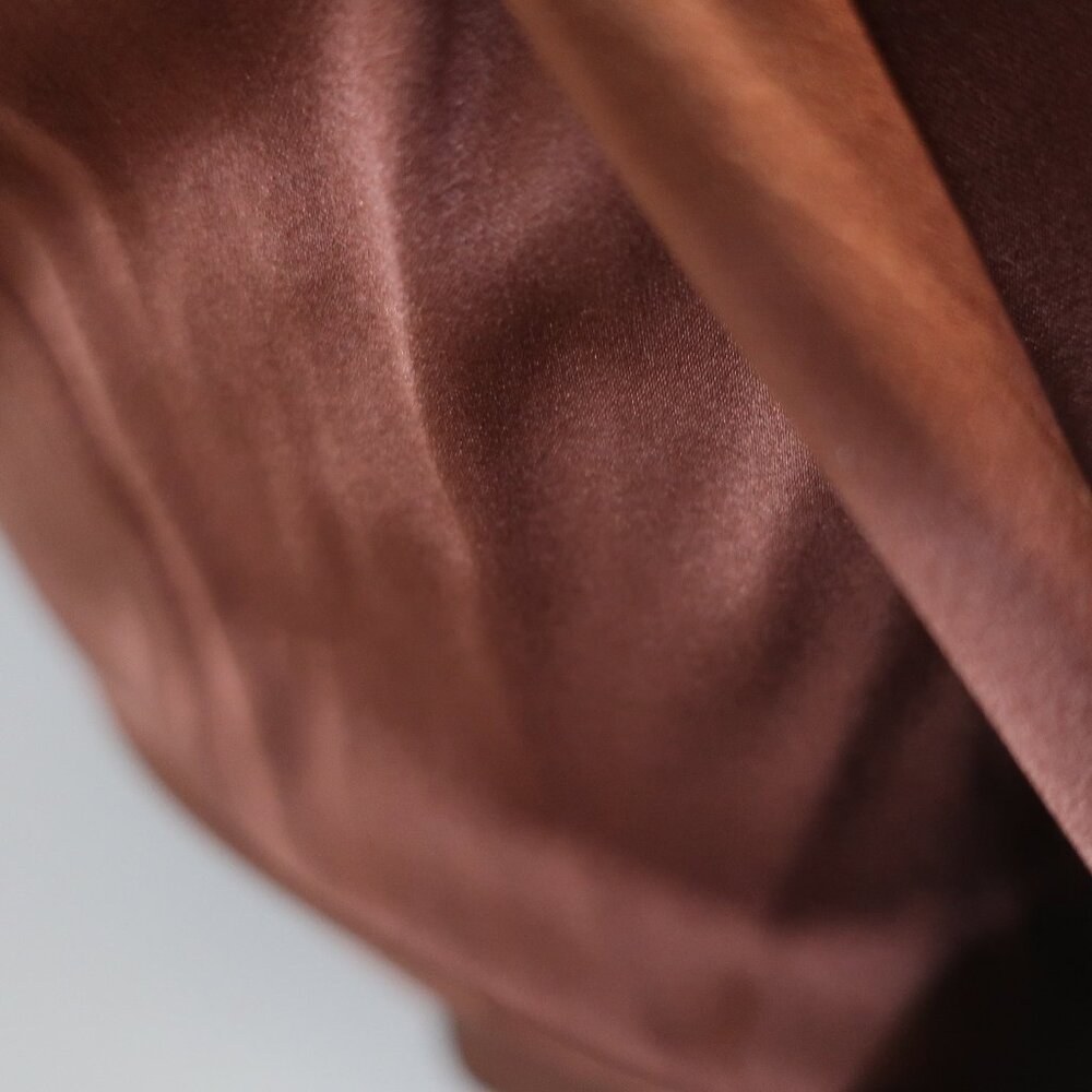 NWT Womens Cami NYC Sena Silk Blend Coffee Brown Pants S/Darby Bodysuit Set S - Picture 6 of 11